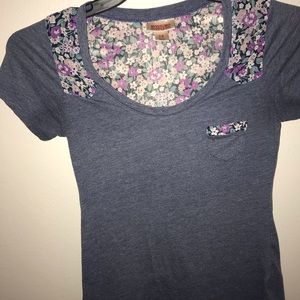 Partial Sheer T-Shirt